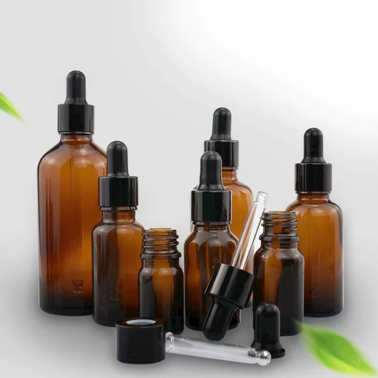 Chai tinh dầu 15ml nâu - Ảnh 4