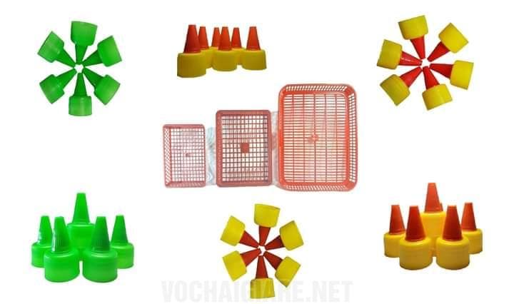 nắp chai nhựa pet tương cà - tương ớt - Hình ảnh 2