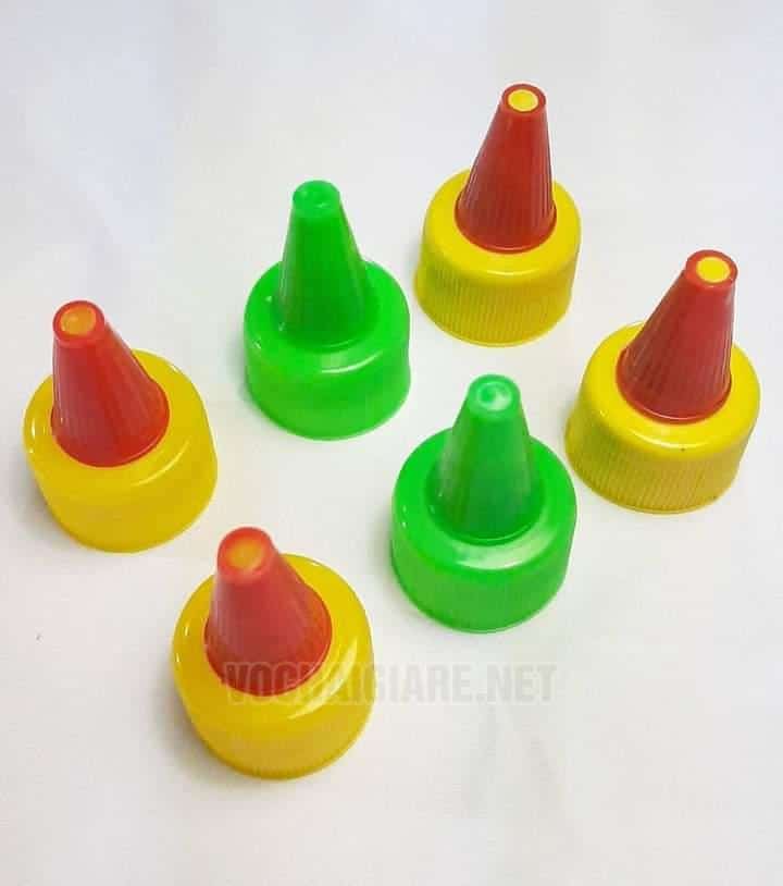 nắp chai nhựa pet tương cà - tương ớt