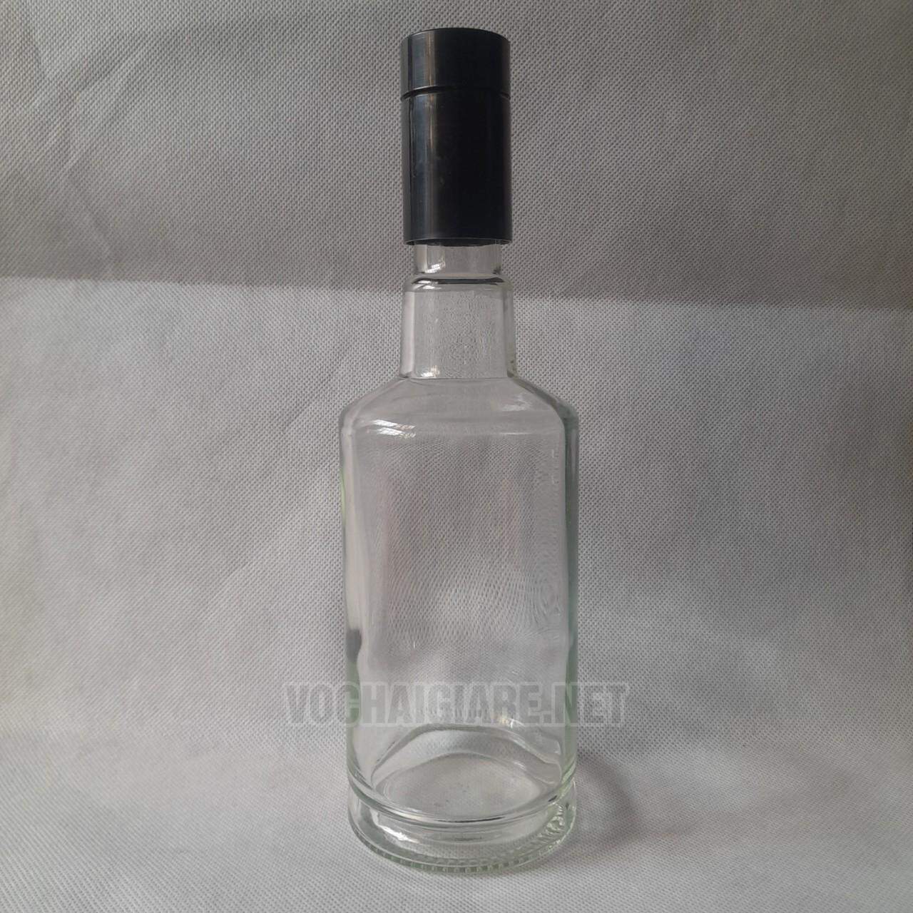 chai thủy tinh tròn 500ml vai ngang - Hình ảnh 2