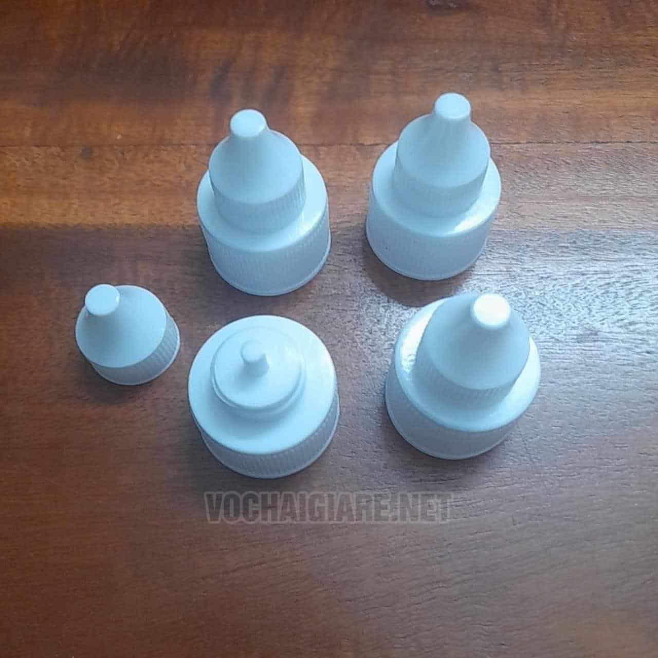 Nắp chai nước muối sinh lý - cổ cao