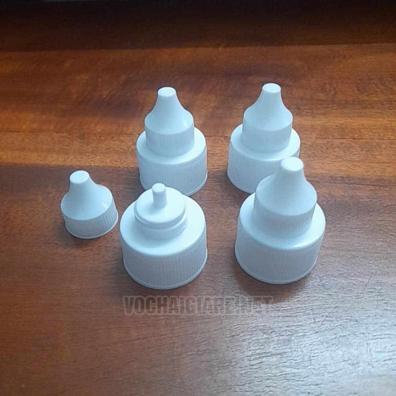 Nắp chai nước muối sinh lý - cổ cao - Hình ảnh 3